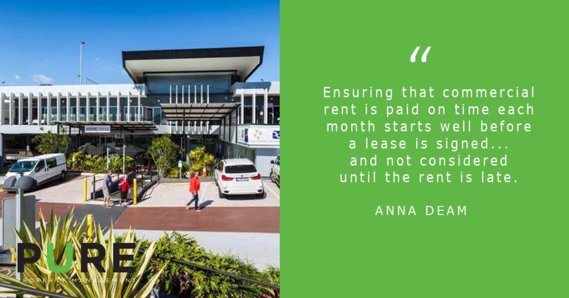 managing commercial rent arrears